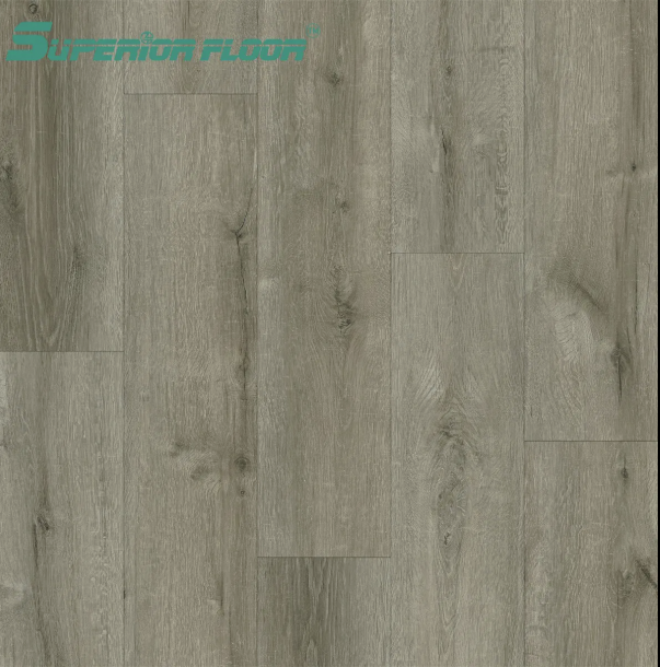 NEW! SUPERIOR FLOOR Stone Gray Luxury Spc Vinyl Flooring 22.72 Sq. Ft.