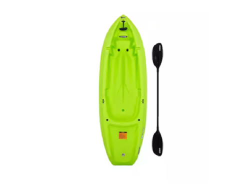 LIFETIME  Green Youth Wave Kayak with Paddles MODEL #90765