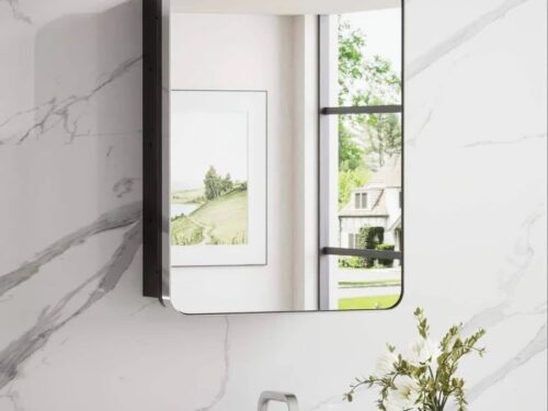 21"x27" Rectangular Medicine Cabinet in Chrome