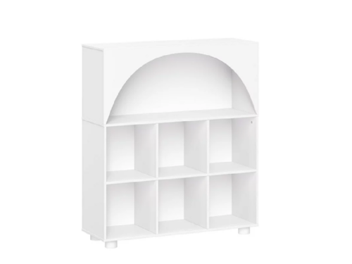 RIVER RIDGE Arched 35" 6 Cubby Storage Cabinet