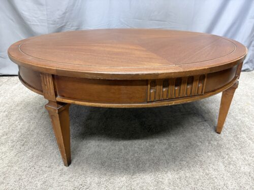 BASSETT Vintage Neoclassical Round Coffee Table