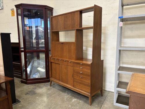 CAVALIER Vintage Mid-Century Modern Arthur Umanoff Designed Double Sided Room Divider Desk Display Shelf