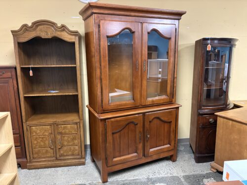 Provence Made in Italy Dark Wood China Hutch
