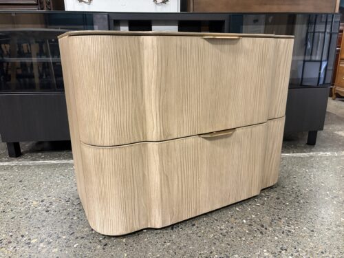 RESTORATION HARDWARE Kyoto Greige European Fir Closed Nightstand