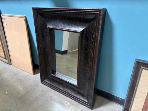 HOWARD ELLIOT Dark Finished Large Frame Mirror