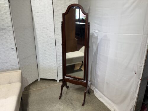 THE BOMBAY COMPANY Mahogany Cheval Mirror