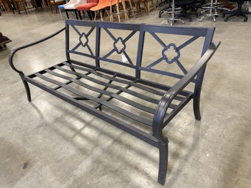 Rust-Proof Cast Aluminium Outdoor Sofa Frame with Aged Bronze Finish