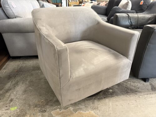 ASHLEY Phantasm Grey Swivel Accent Chair