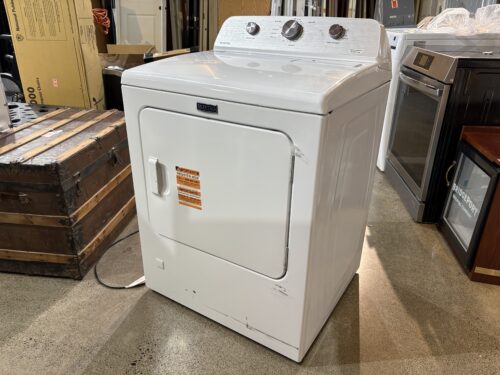 MAYTAG Wrinkle Prevent 7.0-cu ft Vented Electric Dryer in White Model #MED4500MW0