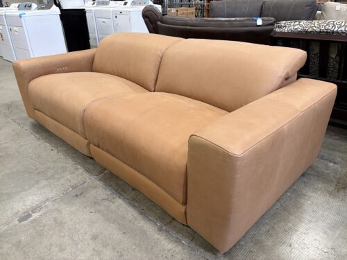 JOYBIRD Nico Leather Modular Power Reclining Sofa in Toledo Camel