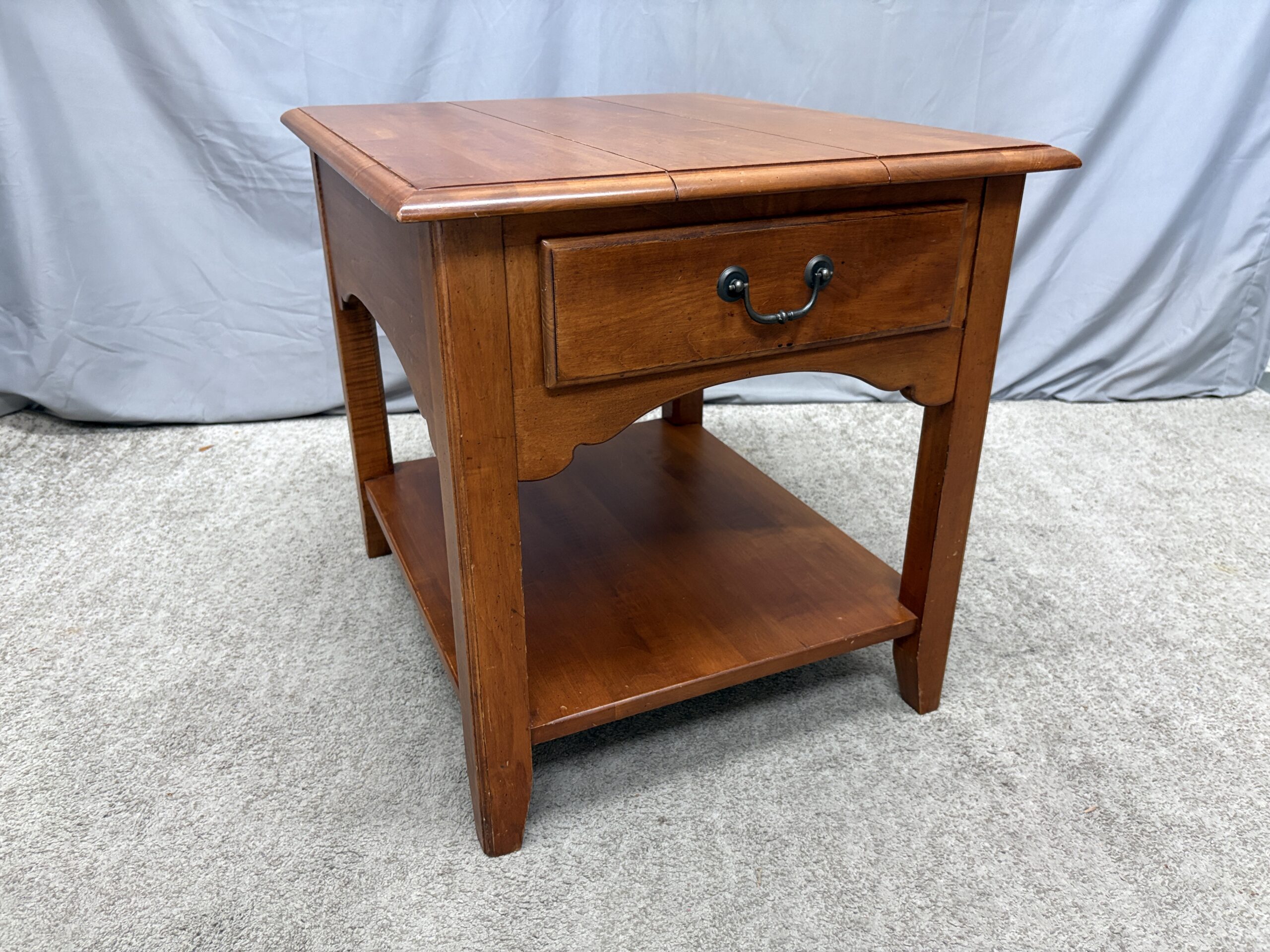 ETHAN ALLEN Sienna Shaker Single Drawer Side Table