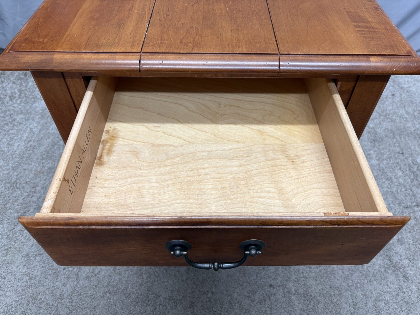 ETHAN ALLEN Sienna Shaker Single Drawer Side Table | Habitat