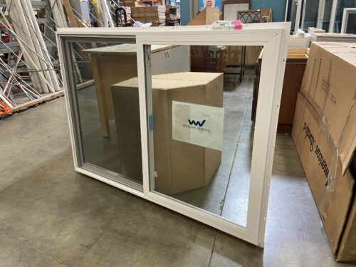 NEW! WINDOW NATION 41x59 White Vinyl Sliding Window