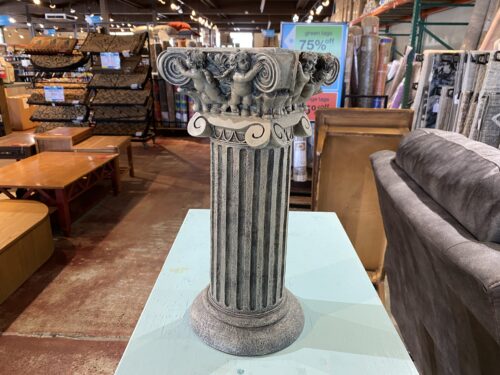 NEW! HOUSE OF LLOYD Gifts Gray Victorian Pedestal