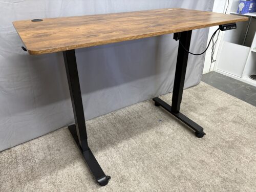 FEZIBO Rustic Brown Electric Standing Desk