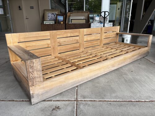 RESTORATION HARDWARE Marbella Outdoor Teak Sofa