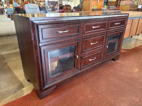 SAMSON INTERNATIONAL Solid Wood Multi-Functional Media Console