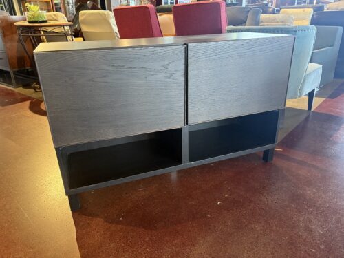 Minimalistic Two Door Console Table with Lower Shelving