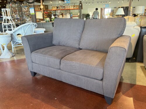 Dark Taupe 58" Wide Loveseat