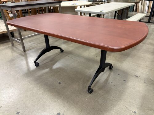Modern Contemporary Finish Rolling Conference Table