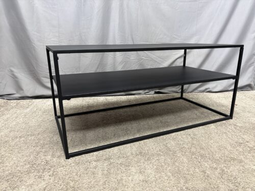 CROSLEY Braxton Matte Black Modern Coffee Table