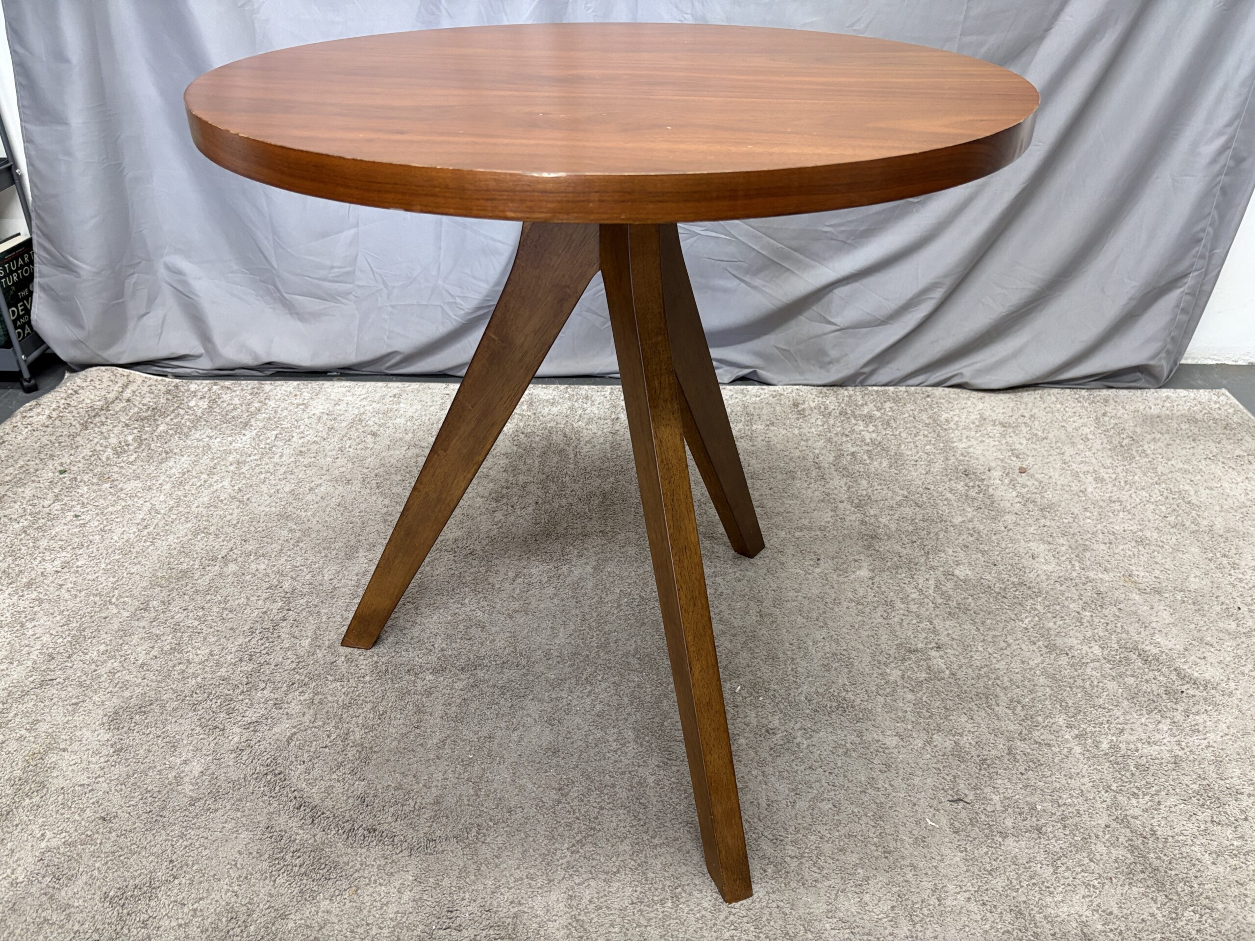 WEST ELM Walnut Tripod Dining Table