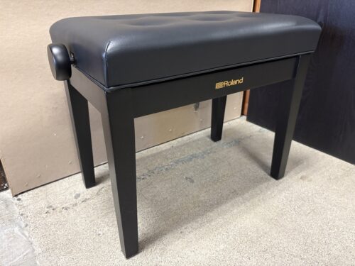 ROLAND Black Piano Bench