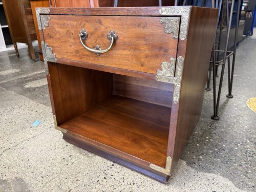 HENDREDON Vintage Chinoiserie Tansu Single Drawer Nightstand