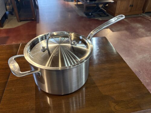MADE IN 4 Qt Stainless Clad Saucepan with Lid