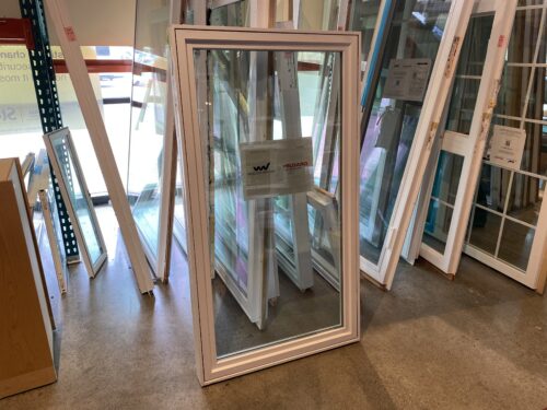 MILGARD White 53x29 Vinyl Frame Rectangular Window