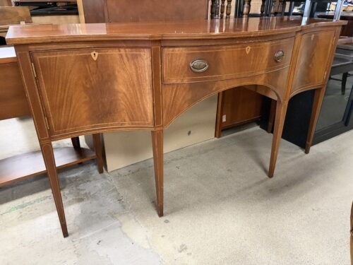 Vintage Mahogany Wooden 2-Door Sideboard