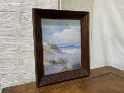 Petite Lighthouse Original Oil Painting