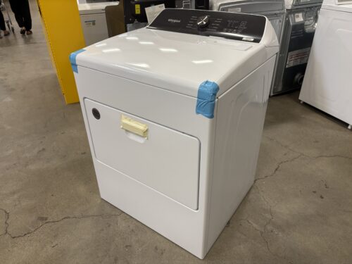 WHIRLPOOL White Electric Dryer with Moisture Sensor Model #WED500RLW0