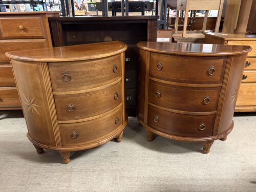 LEXINGTON Nautica 3-Drawer Demilune Nightstand (Set of 2)