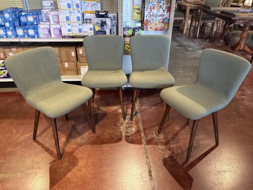 NEW! ARTICLE Sede Dining Chairs - Olio Green (Set of 4)