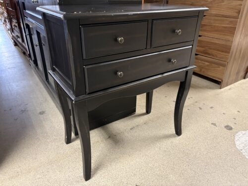 Alisa Antique Black Storage Console