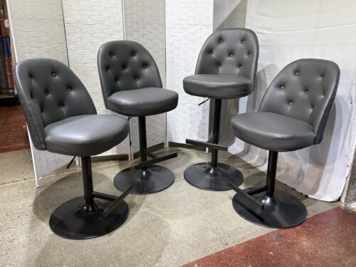 WHALEN Adjustable Height Swiveling Barstool Quartet (Set of 4)