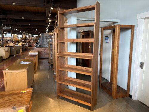 92" Tall Seven Tier Pine Bookcase