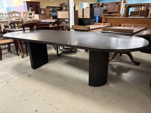 RESTORATION HARDWARE Byron Dining Table in Black Oak