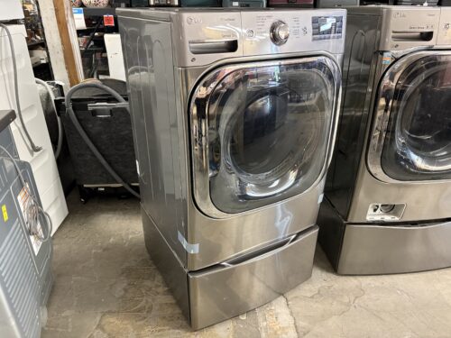 LG Steam Sensor 9.0 Cu ft Mega Capacity Electric Dryer w/ Storage Drawer Model # DLEX8100V