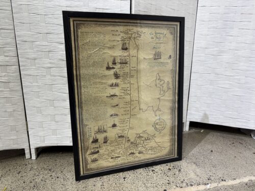 The Graveyard of the Pacific Framed Poster