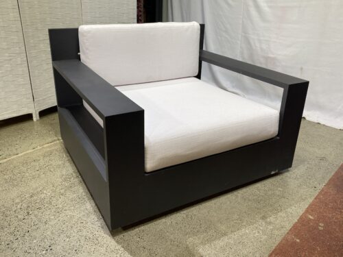 Powder Coated Aluminum Swiveling Patio Chair