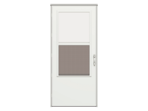 NEW! LARSON Briarwood 34" x 80" White Midview Storm Door in White