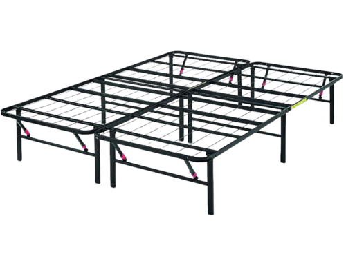 NEW! AMAZON BASICS Black Queen Platform Bed Frame
