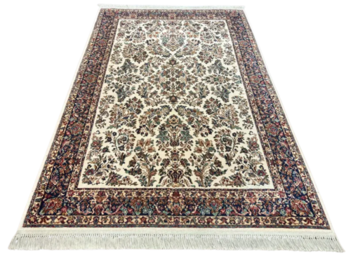 KARASTAN Ivory Sarouk Collection #760 100% Wool Vintage Area Rug