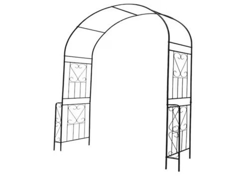 NEW! CUBILAN Metal Garden Arch Garden Arbor Trellis Climbing Plants Support Rose Arch