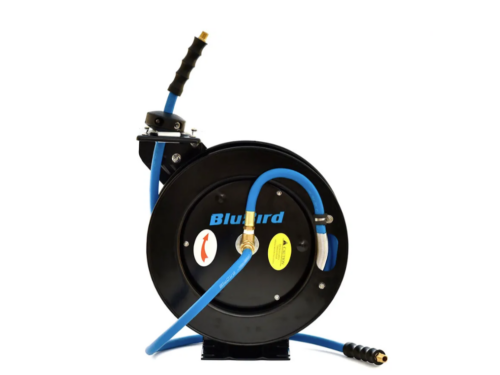 NEW! BLUBIRD 3/8" Auto Retractable Air Hose Reel, 25' Length