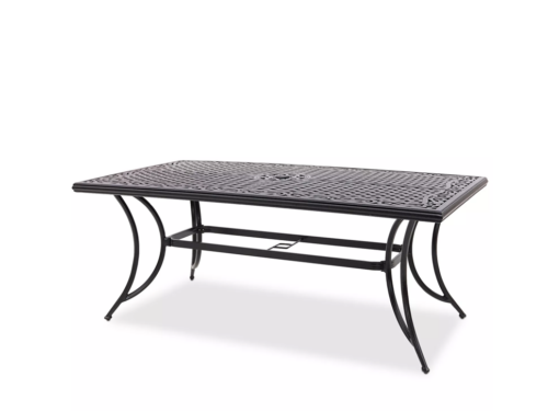 MACY'S 68" x 38" Cast Top Dining Table
