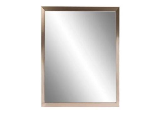 NEW! JENSEN 24x30 Satin Nickel Framed Mirror