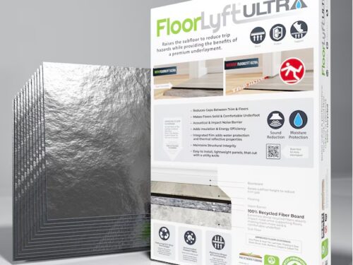 FLOORLYFT Ultra Rigid Fiber Board 90-sq ft 2' Wx 3' Lx 6mm T Premium Felt Moisture Resistant Flooring Underlayment